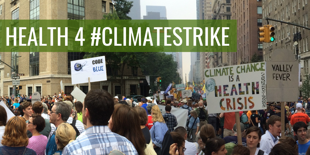 UN Climate Summit & Global Climate Strike: Rising to the climate challenge, an urgent health issue