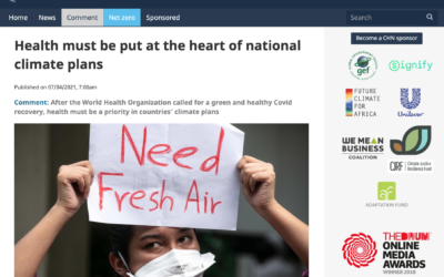 Health Must Be Part and Parcel of Climate Policy