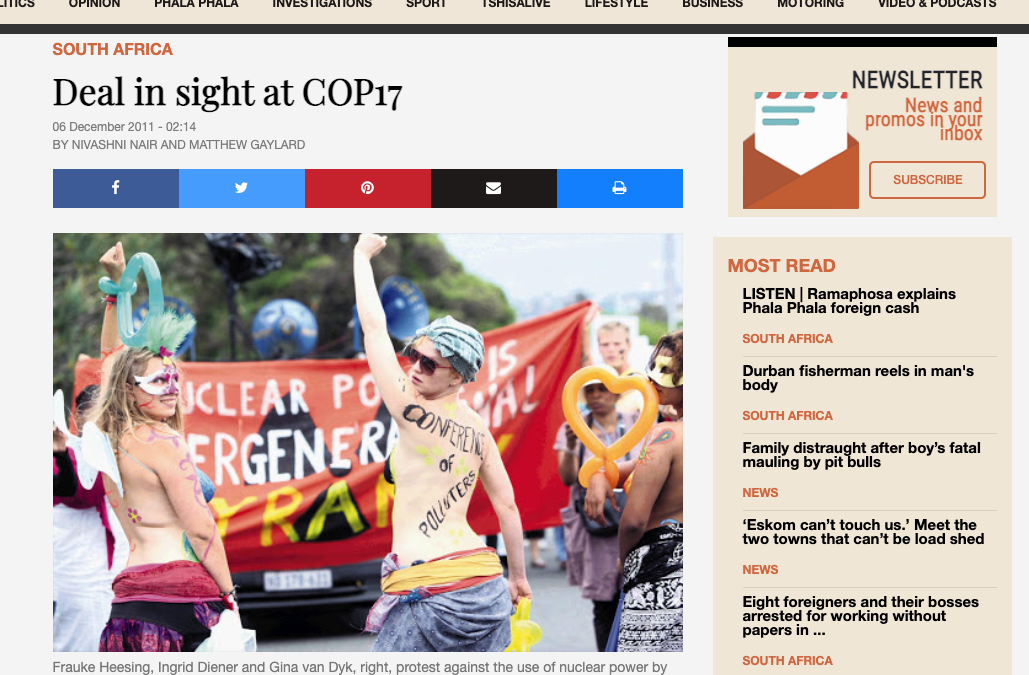 Deal in sight at COP17