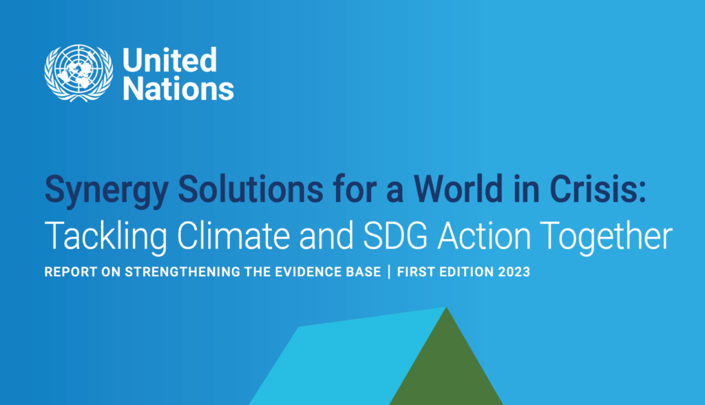 Synergy Solutions for a World in Crisis: Tackling Climate and SDG Action Together