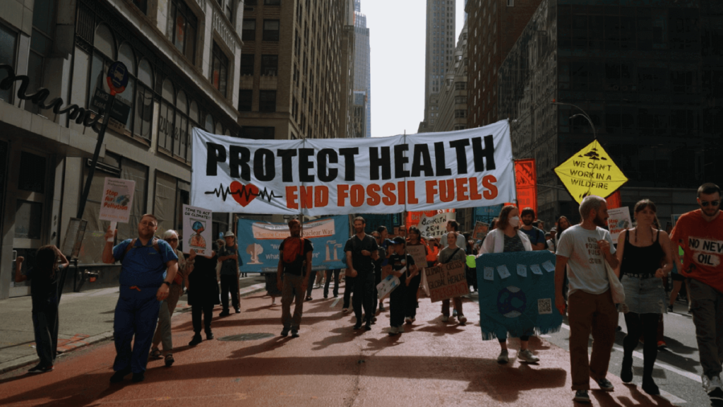 Protect Health -End Fossil Fuels: Skyler Knutzen/Global Climate and Health Alliance.