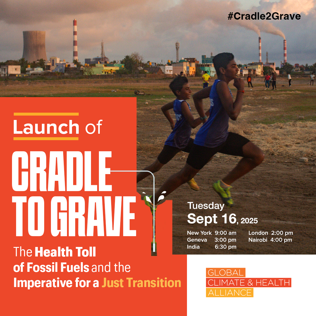 Poster showing Fossil Fuel Harms on the Human Body